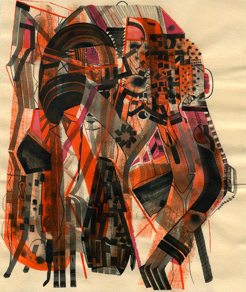 Drawings by artist Robert Hardgrave