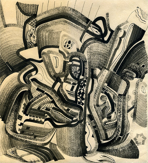 Drawings by artist Robert Hardgrave