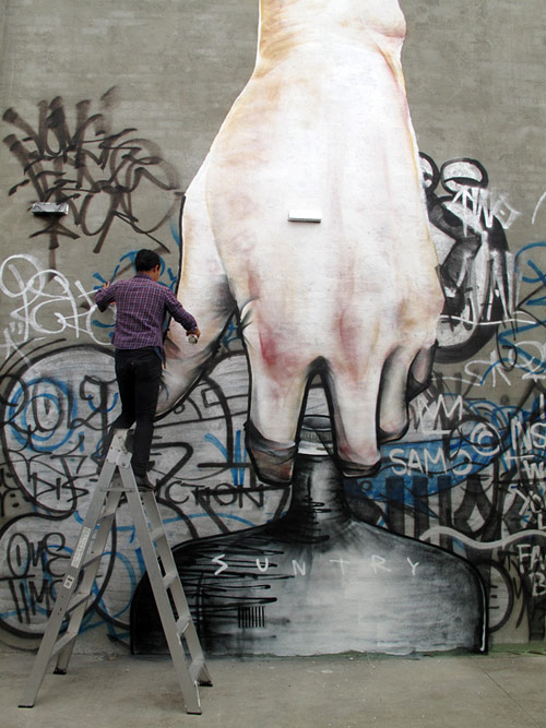RekaOne TwoOne Ghostpatrol Idle Hands Mural
