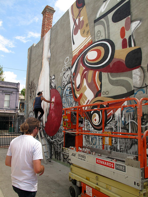 RekaOne TwoOne Ghostpatrol Idle Hands Mural