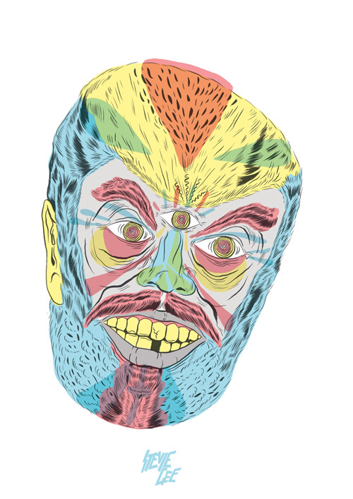 Artist illustrator Stevie Gee