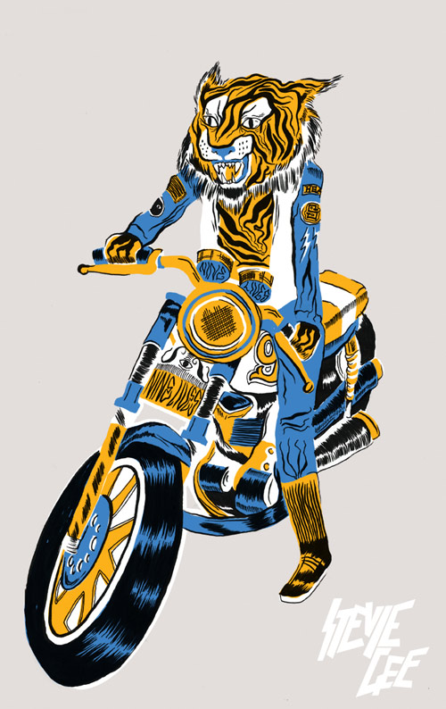 Artist illustrator Stevie Gee