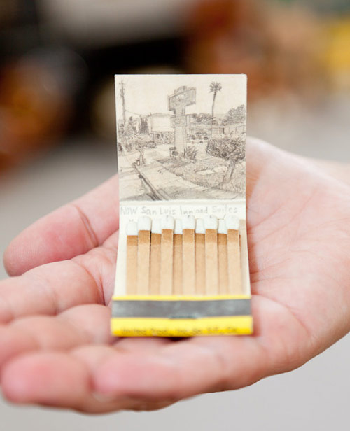 Google Street view match books by artist Krista Charles