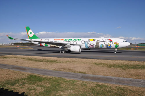 Hello Kitty Airlines collaboration with Taiwan-based EVA Air