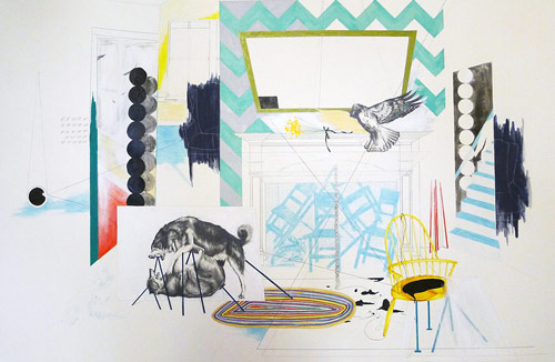 Drawings and paintings by artist Melissa Murray
