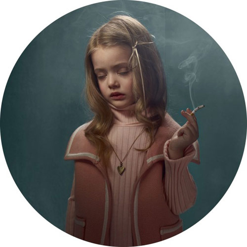 Smoking Kids portraits by photographer Frieke Janssens