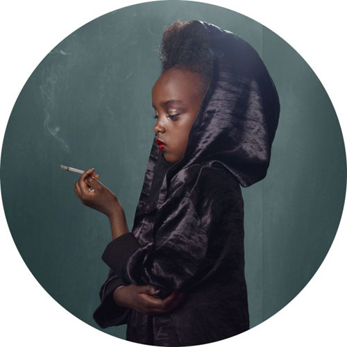 Smoking Kids portraits by photographer Frieke Janssens