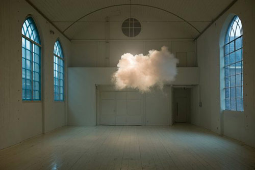 Artist Berndnaut Smilde makes real clouds inside gallery