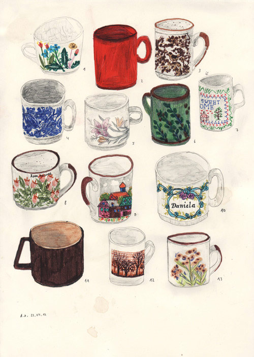 Drawings by illustrator Angela Dalinger