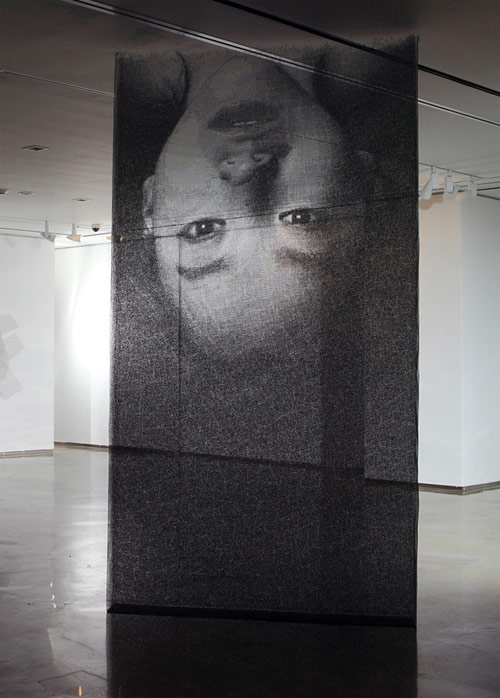 Wire mesh portraits by Seung Mo Park