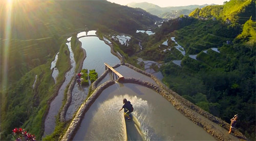 Wakeskating the Famous Rice Terraces of the Philippines (The Eighth Wonder of The World)