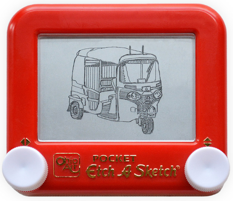 India Seen Through the Eyes of EtchaSketch Artist Jane Labowitch