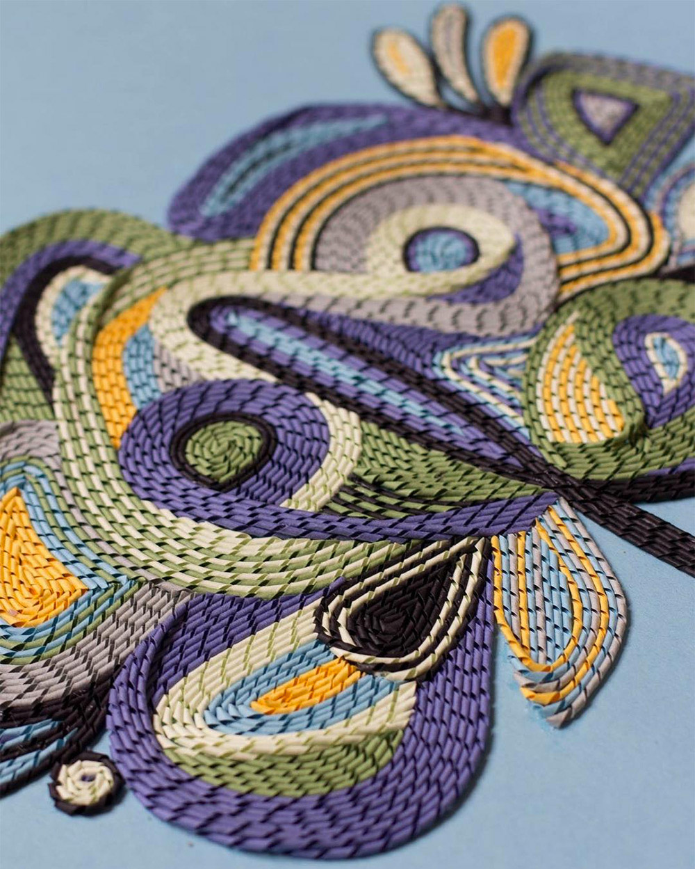 Woven Paper Tapestries by Artist Gunjan Aylawadi BOOOOOOOM! CREATE