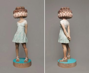 Distorted Sculptures by Japanese Artist Yoshitoshi Kanemaki – BOOOOOOOM ...