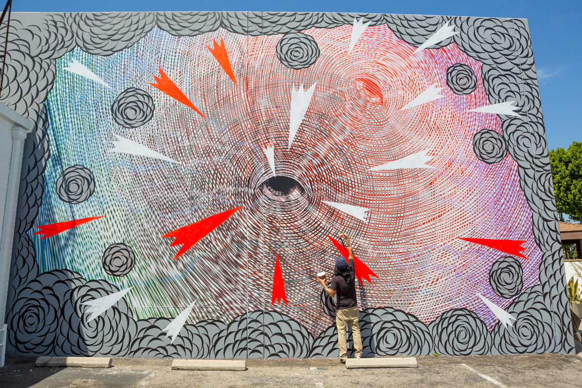 New Mural By Artist Andrew Schoultz Booooooom Create Inspire