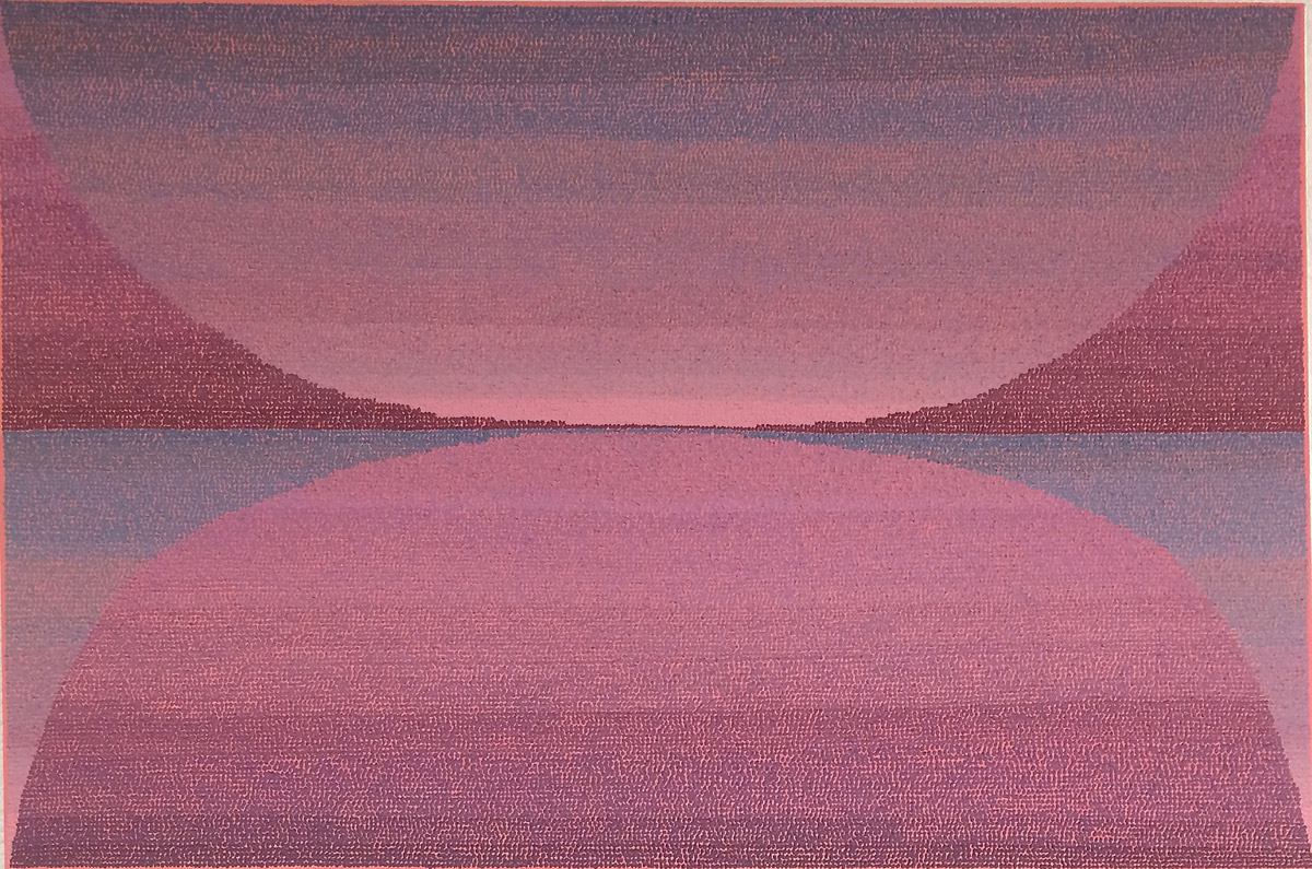 Sage 48”x72” acrylic, sand, smog on canvas 2017