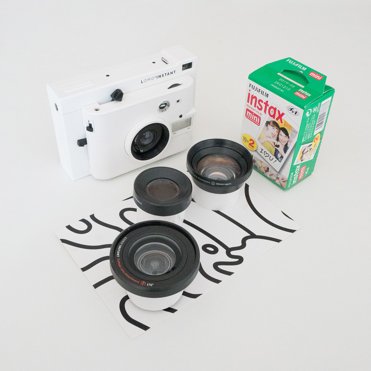 Lomo'Instant Camera and lenses