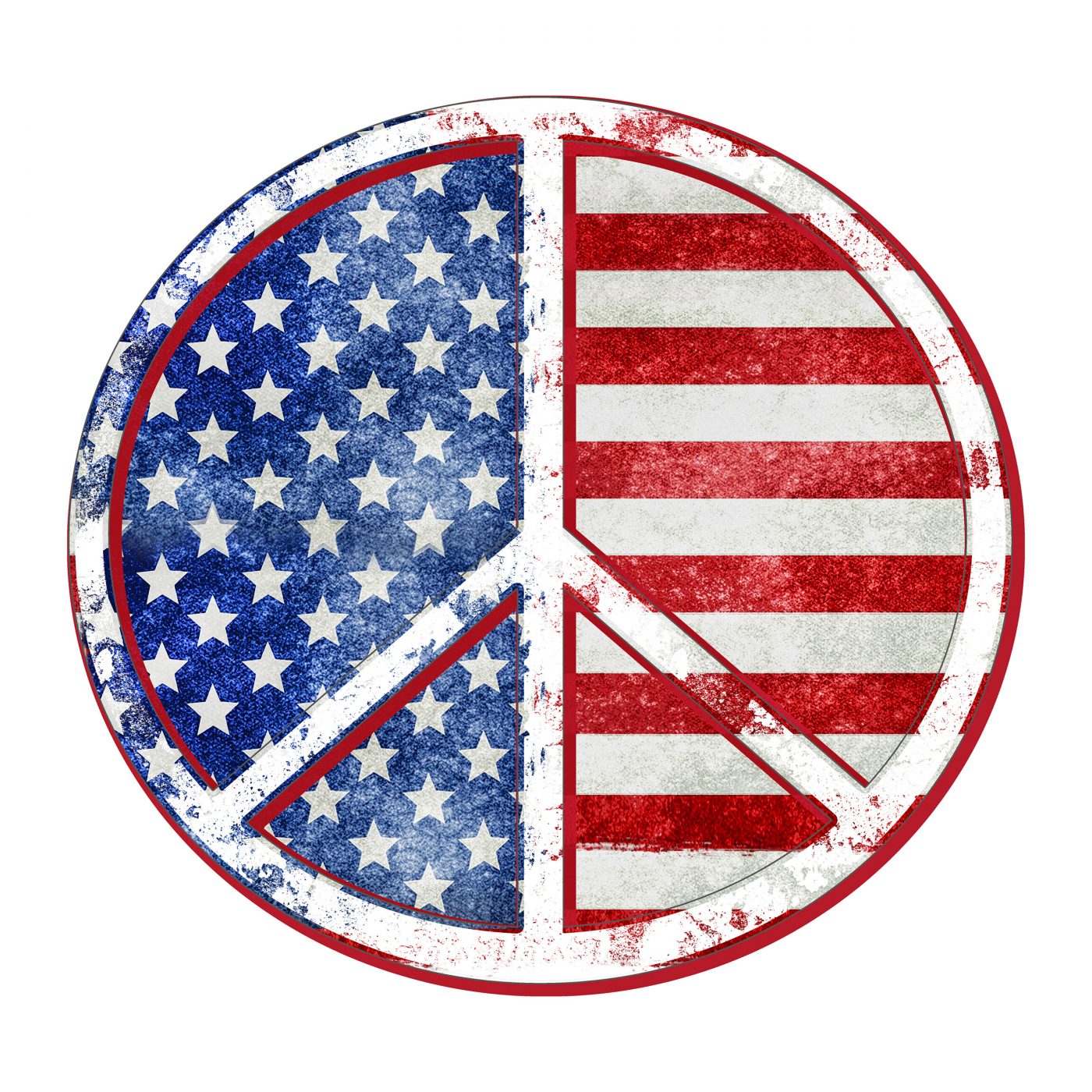 Patriot Peace Symbol BOOOOOOOM! CREATE * INSPIRE * COMMUNITY * ART