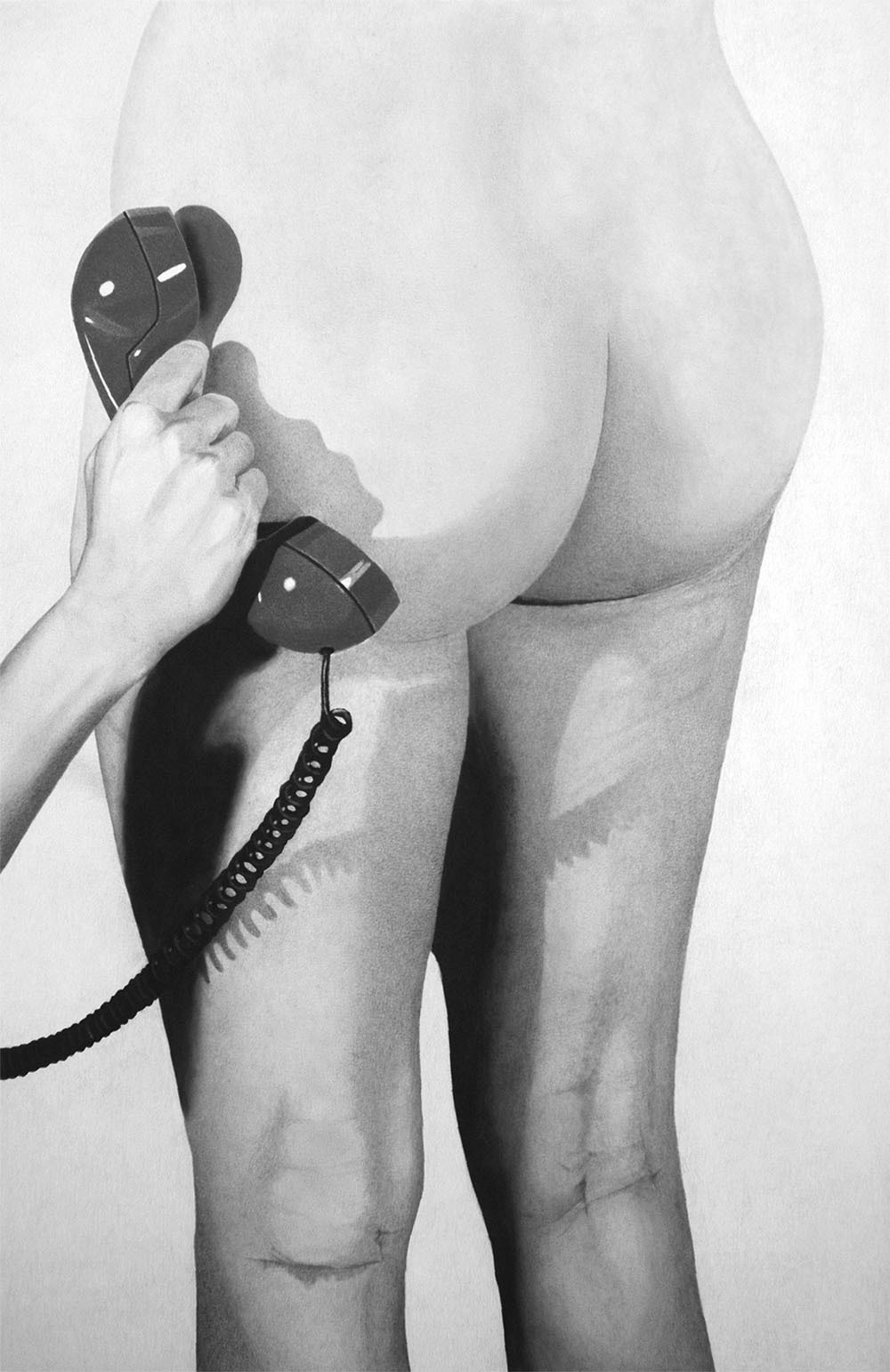 Booty Call Pencil & pastel on paper / 60 x 84 cm