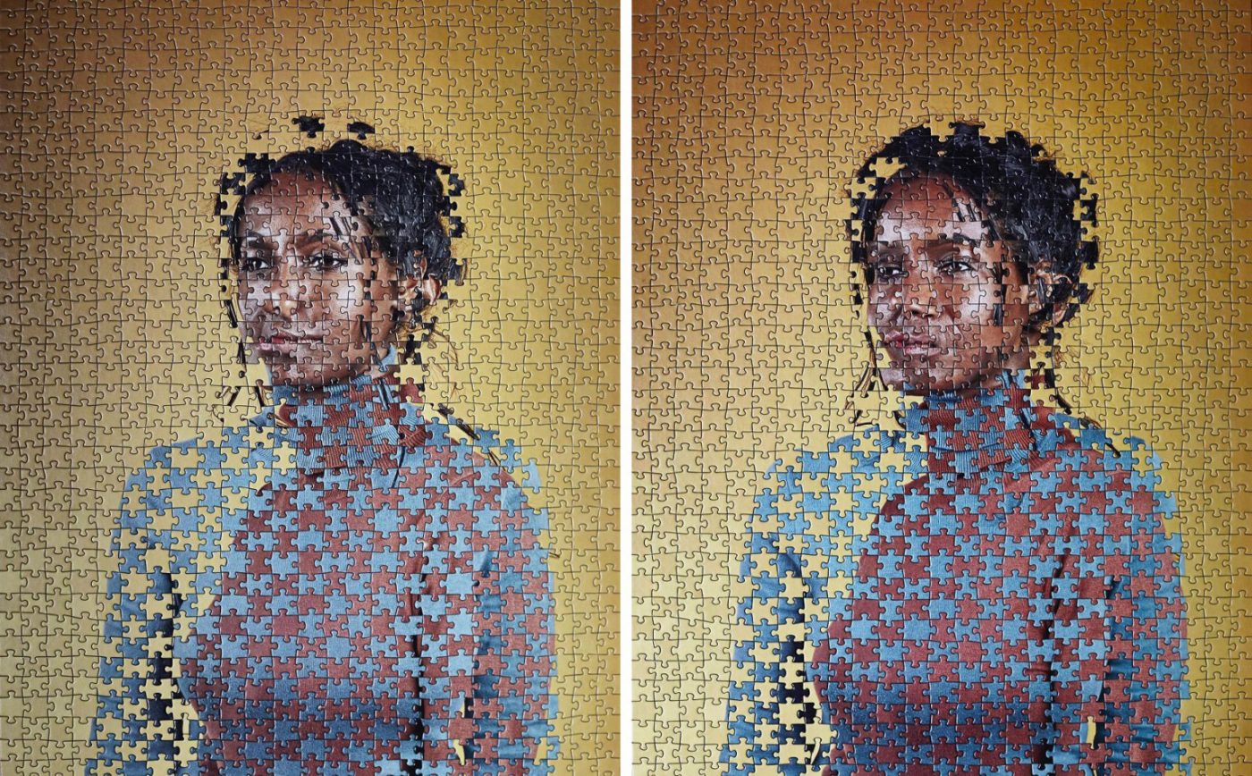 Portraits of Identical Twins Made into Jigsaw Puzzles – BOOOOOOOM! – CREATE  * INSPIRE * COMMUNITY * ART * DESIGN * MUSIC * FILM * PHOTO * PROJECTS