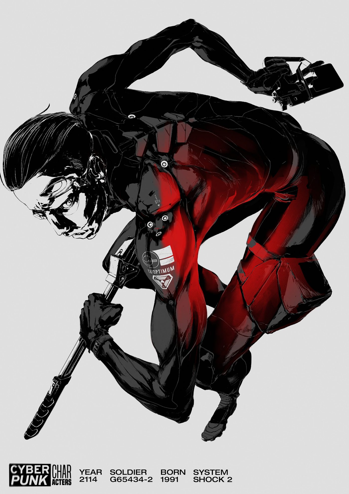 Character Design Illustrations Framed By Cyberpunk Genre Theme ...