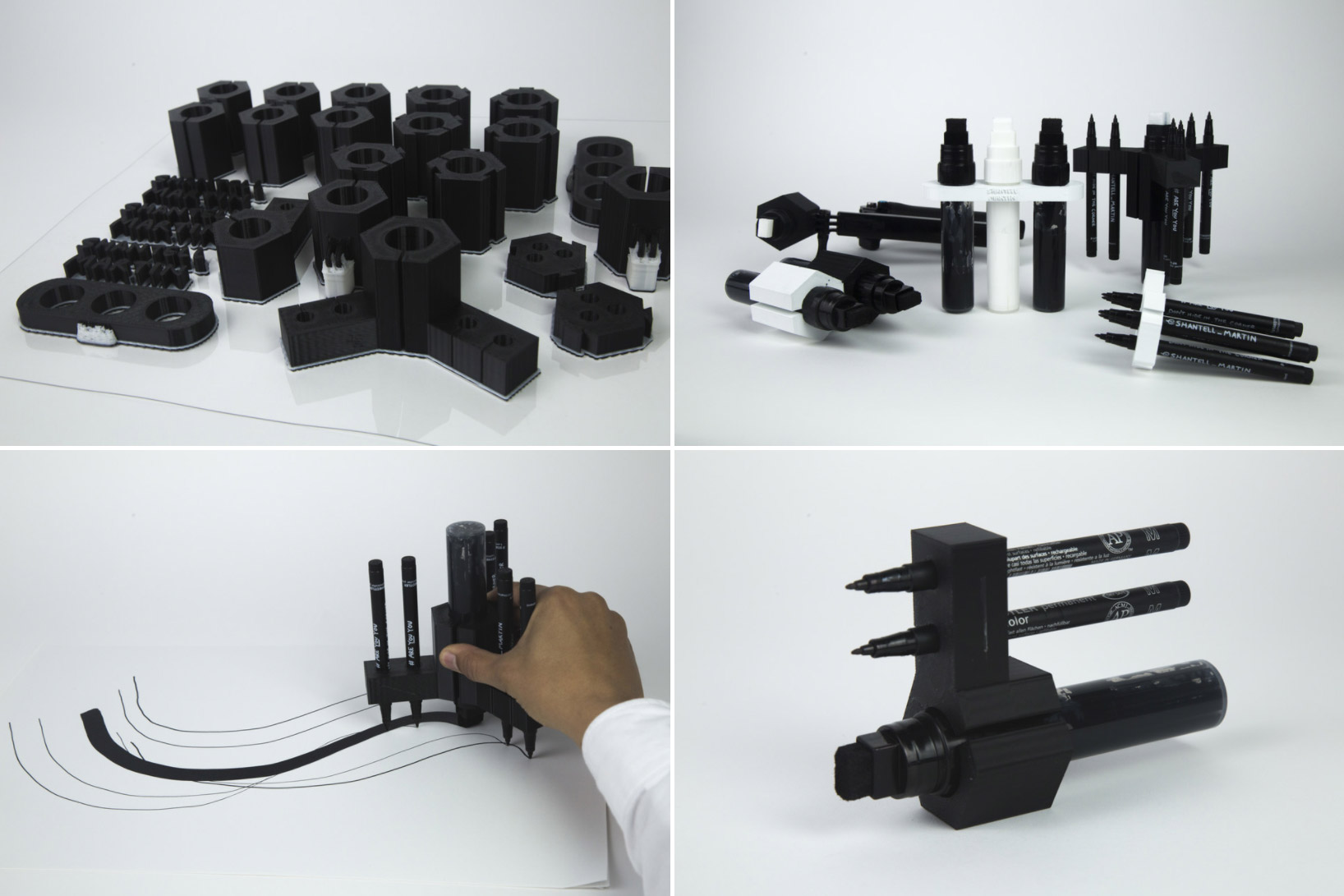 3D Printed Drawing Tools by Shantell Martin
