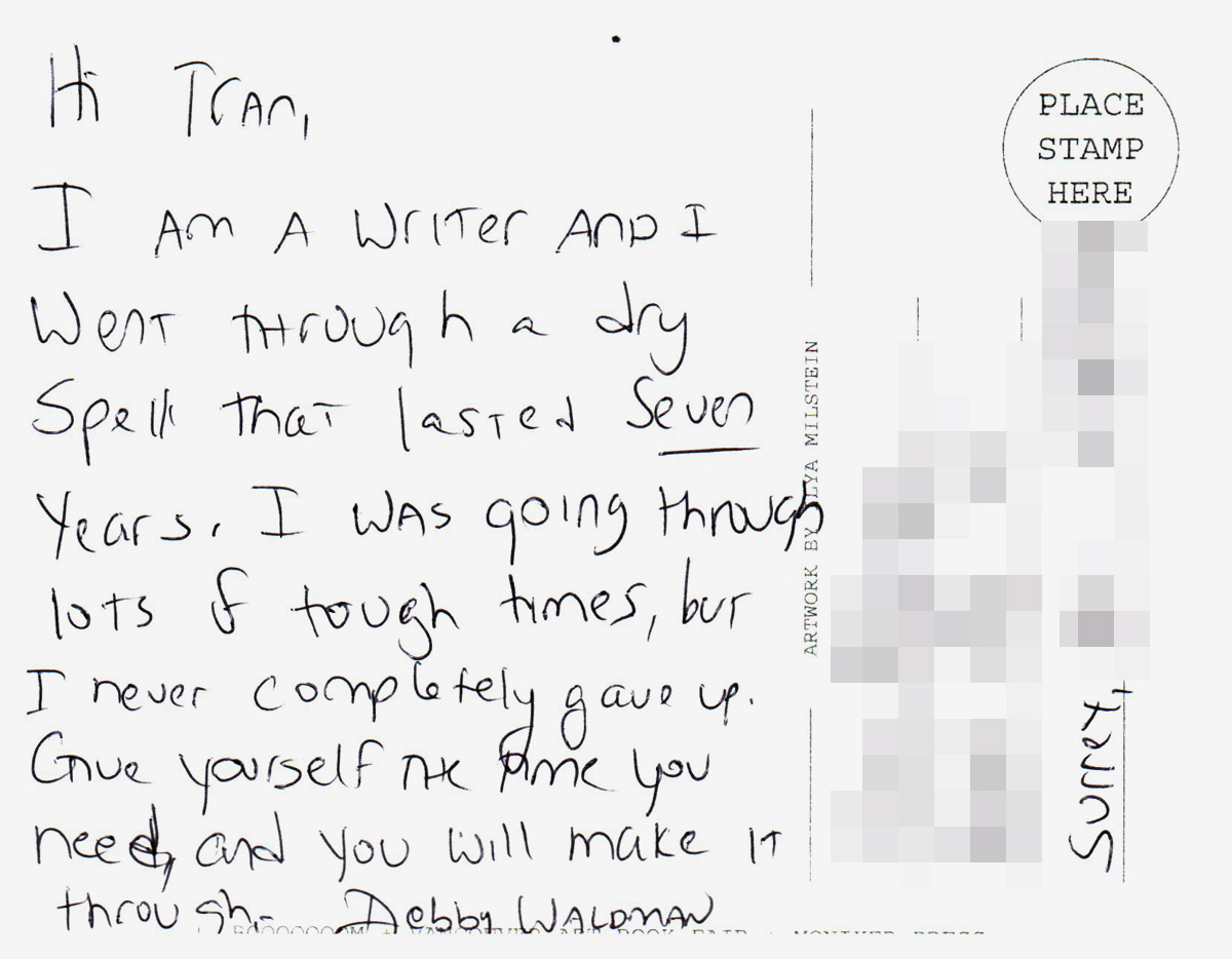 7 Encouraging Postcards Written to Complete Strangers – BOOOOOOOM