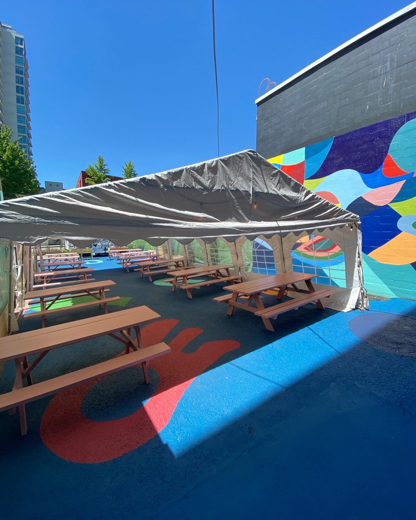 Ground mural for The Boxcar – BOOOOOOOM! – CREATE * INSPIRE * COMMUNITY ...