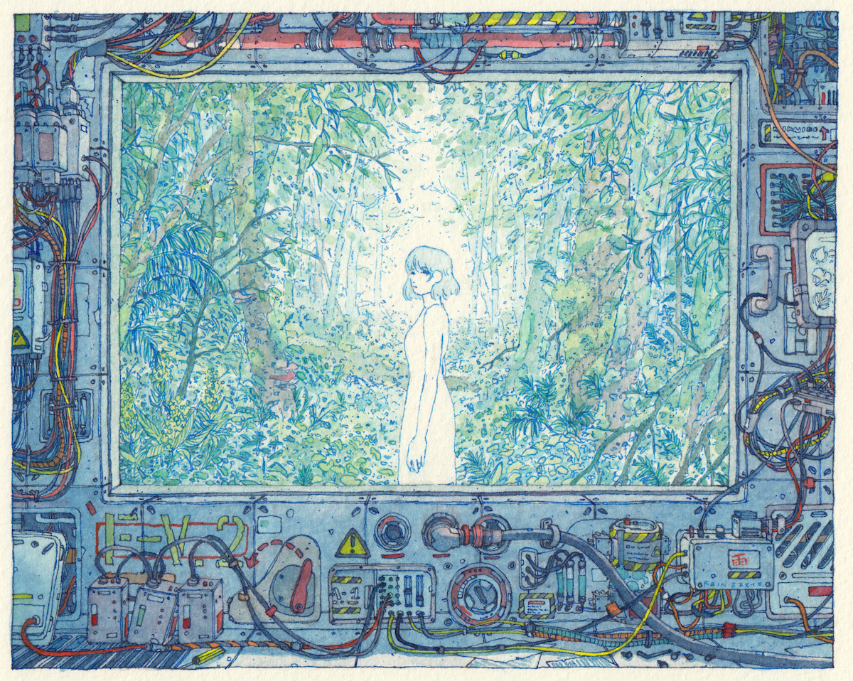 Rain Szeto pinta a Celebração da Vida Artes & contextos forest 2.0