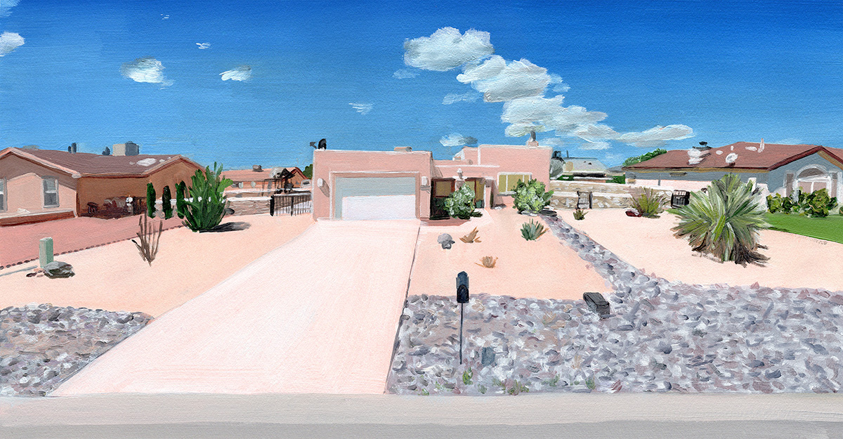 "Street View Road Trip" da Artista Alice Tye Artes & contextos 5611 Boxwood Ln Las Cruces New Mexico